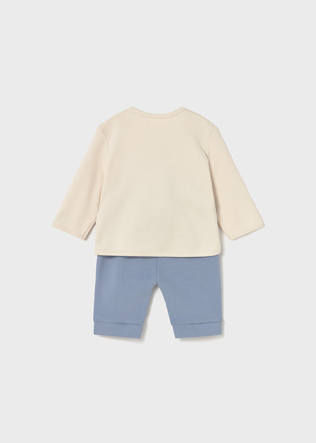 Conjunto algodão 4 peças - Mayoral Newborn - Blue bell