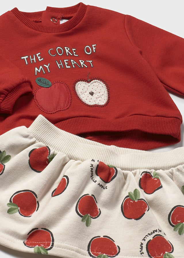 Conjunto algodão 4 peças - Mayoral Newborn - Ginja