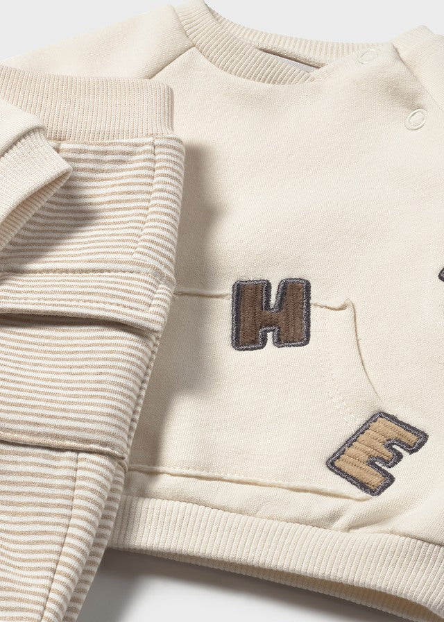 Conjunto algodão 4 peças - Mayoral Newborn - Cacau