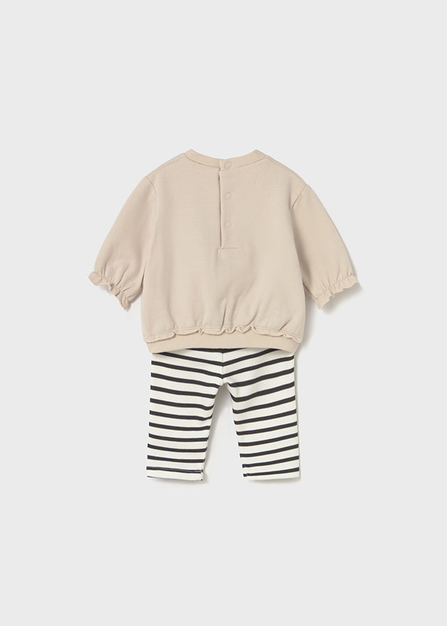 Conjunto leggings 4 peças - Mayoral Newborn - Amendoim