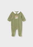 Babygrow aveludado gola - Mayoral Newborn - Basil vig