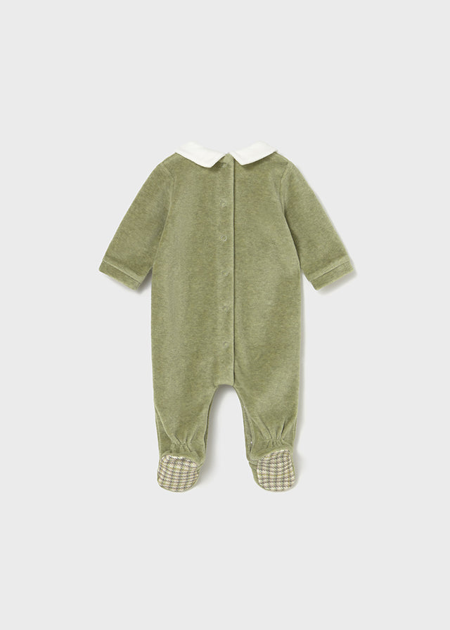 Babygrow aveludado gola - Mayoral Newborn - Basil vig