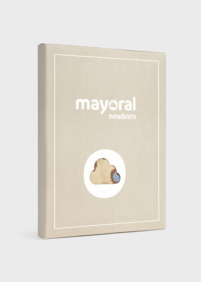 Conjunto 2 peças tricô - Mayoral Newborn - Tapioca vi
