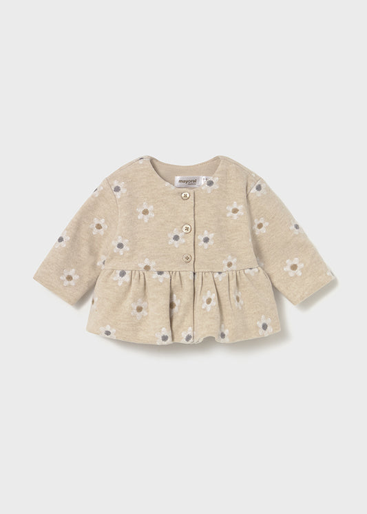 Conjunto 3 peças algodão - Mayoral Newborn - Areia vig