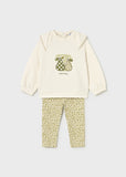 Conjunto  leggings sweat Azeite - Mayoral