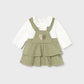 Vestido combinado bebé - Mayoral Newborn - Basil vig