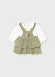 Vestido combinado bebé - Mayoral Newborn - Basil vig