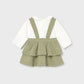 Vestido combinado bebé - Mayoral Newborn - Basil vig