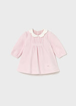 Vestido Aveludado - Mayoral Newborn - Rosa baby