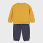 Fato treino sweat e calças Mostarda - Mayoral
