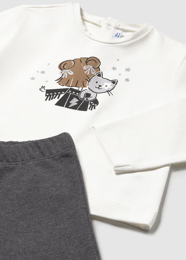 Fato de treino 3 peças Chumbo vig - Mayoral