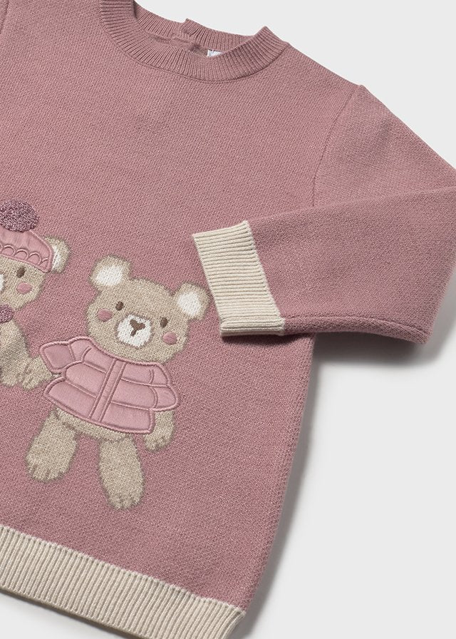 Vestido tricô jacquard Orquídea - Mayoral