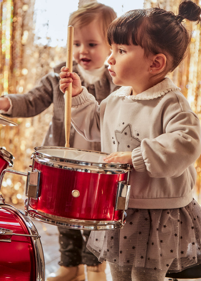 Vestido combinado tule Pérola - Mayoral