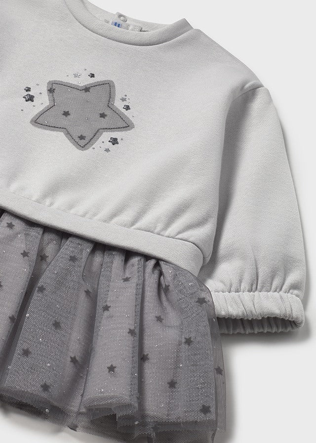 Vestido combinado tule Pérola - Mayoral