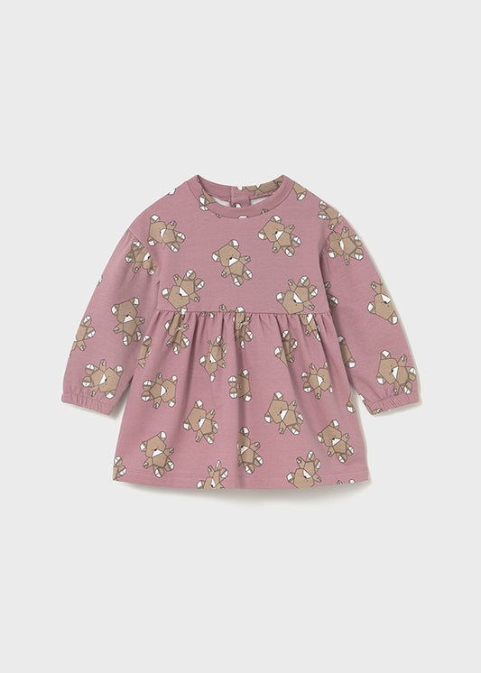 Vestido algodão estampado  Orquídea - Mayoral