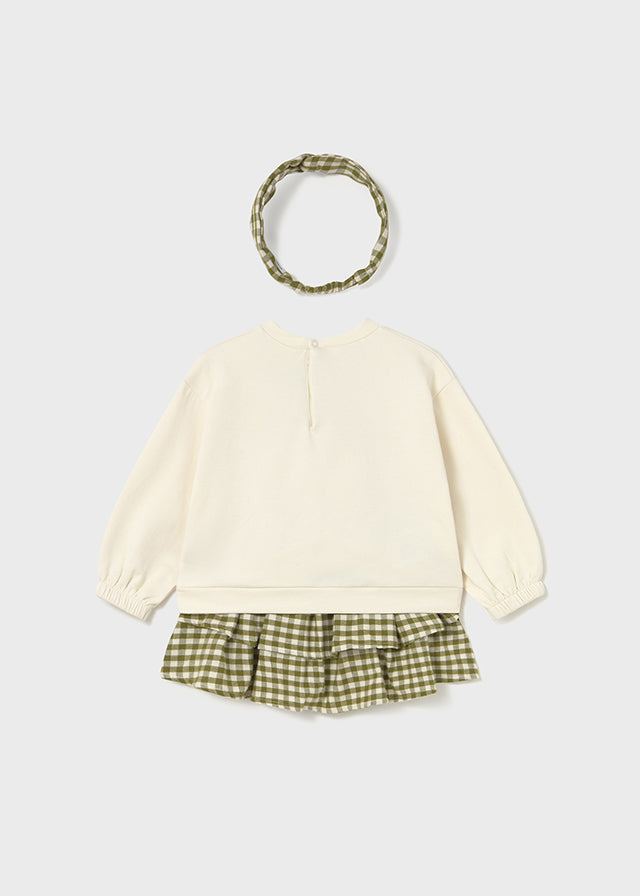 Conjunto saia e sweat com bandolete Loureiro - Mayoral