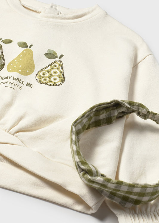 Conjunto saia e sweat com bandolete Loureiro - Mayoral