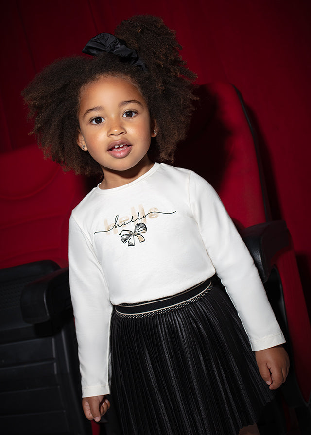 Camisola com elástico de cabelo preto - Mayoral