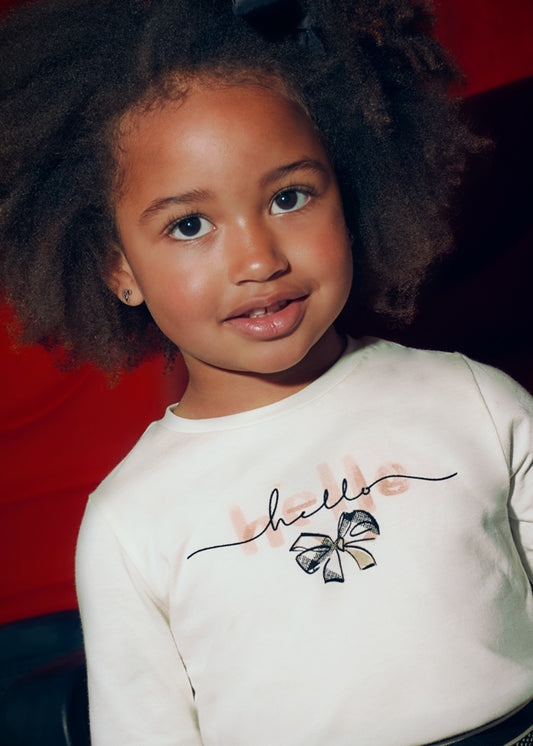 Camisola com elástico de cabelo preto - Mayoral