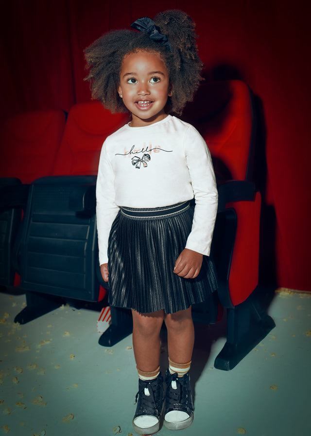 Camisola com elástico de cabelo preto - Mayoral