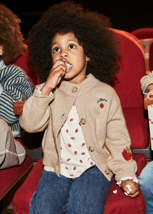 Casaco tricô fantasia Sesam-Verm - Mayoral