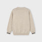 Jersey motivo relieve Bege vig - Mayoral