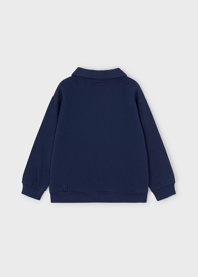 Sweat gola tipo polo Azul - Mayoral
