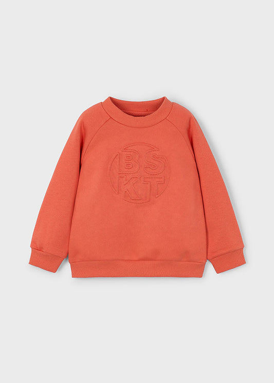 Sweat embossed Laranja - Mayoral