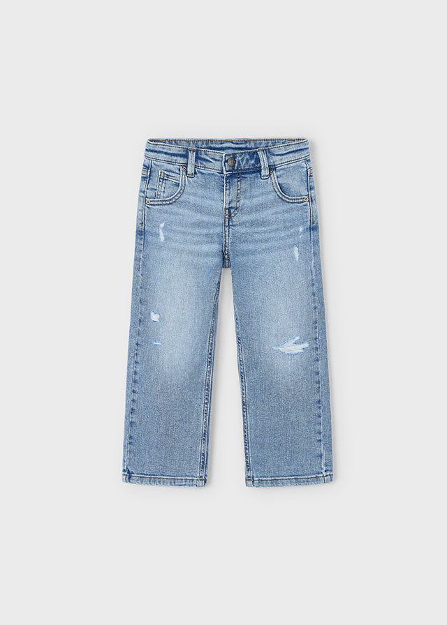 Calça denim wide fit Base - Mayoral
