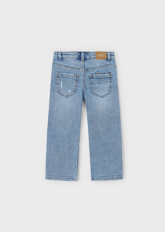 Calça denim wide fit Base - Mayoral
