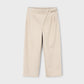 Calça Bege Wide Leg - Mayoral