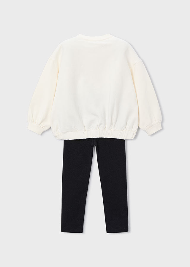 Conjunto leggings e camisola Preto - Mayoral
