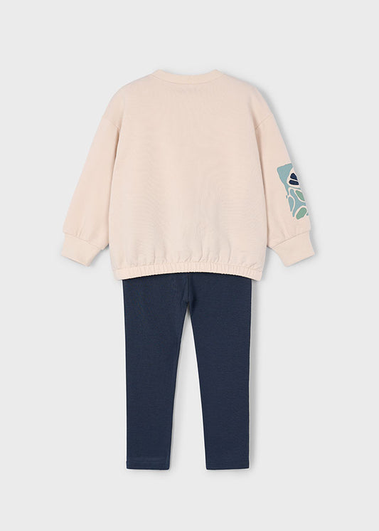 Conjunto leggings e sweat Petróleo - Mayoral