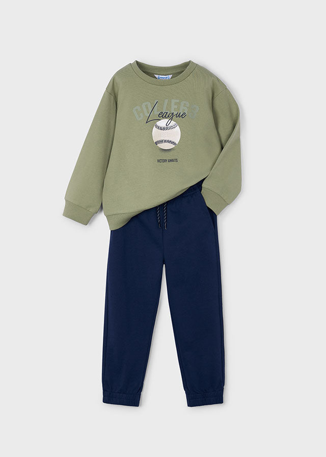 Fato treino "college" Pistacho - Mayoral