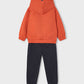 Fato treino sweat e calças "bskt" Laranja - Mayoral