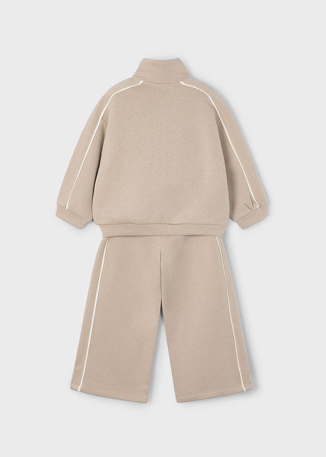 Fato treino algodão Avelã - Mayoral