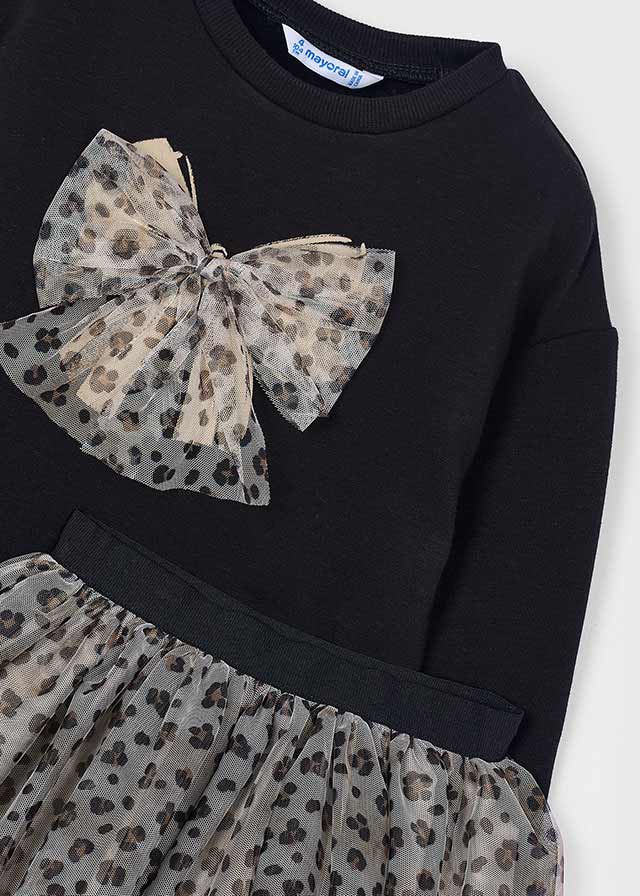 Conjunto  saia tule fantasia Preto - Mayoral