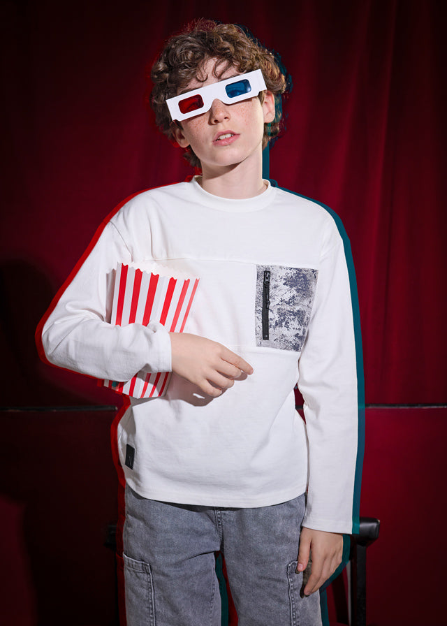 Camisola manga comprida bolso Nata - Mayoral