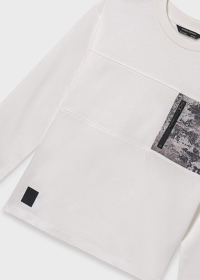 Camisola manga comprida bolso Nata - Mayoral