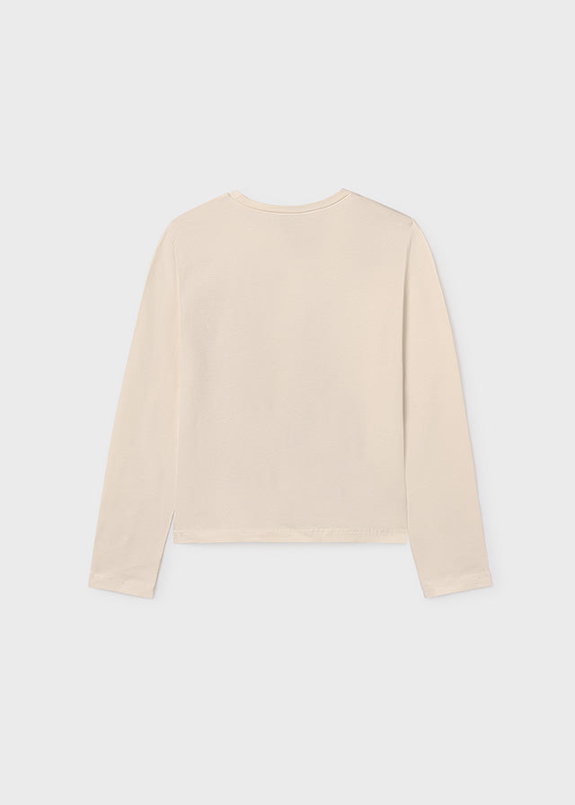 Camisola manga comprida bordada Macchiato - Mayoral