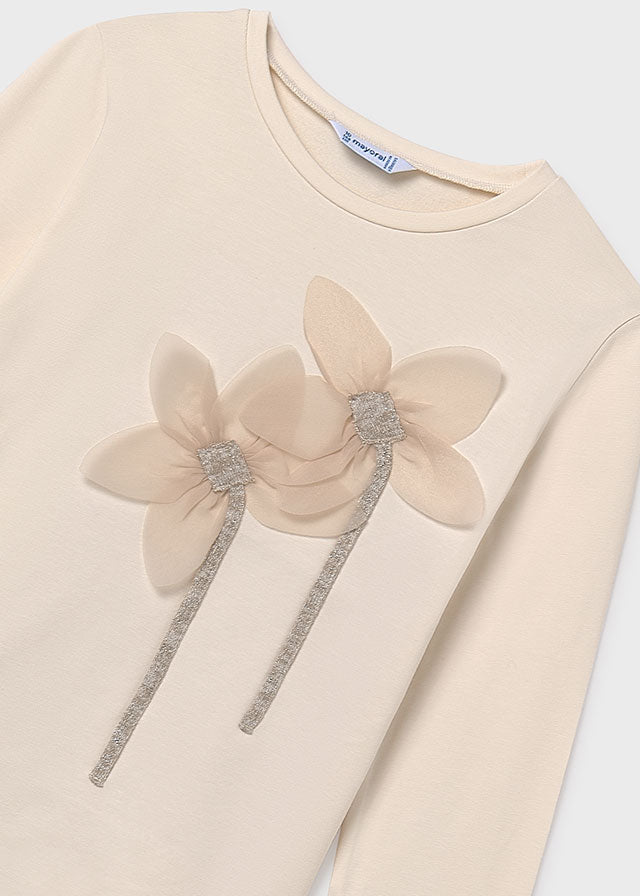 Camisola manga comprida bordada Macchiato - Mayoral