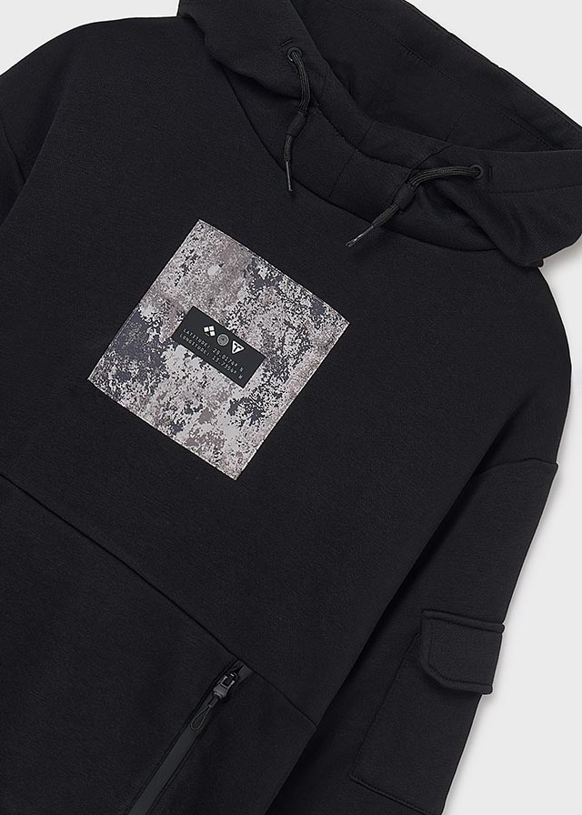 Sweat contrastes Preto - Mayoral