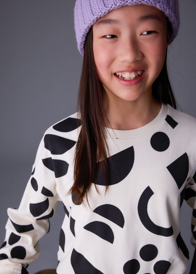 Sweat print Macchiato Menina - Mayoral