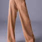 Calça wide leg Camel Menina - Mayoral