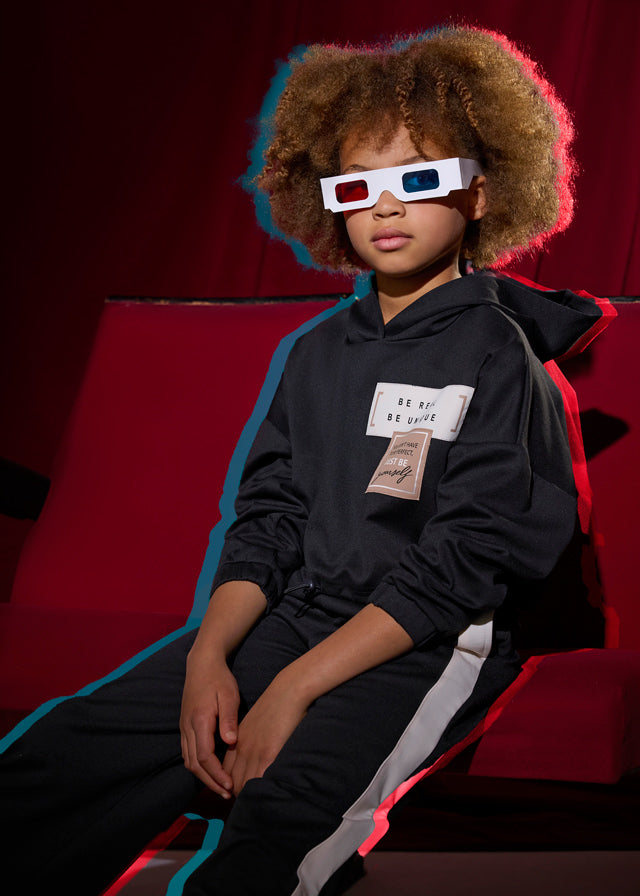 Fato treino teenager Preto - Mayoral