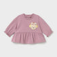Pack 2 camisetas manga comprida bebé menina Mayoral 2083-74 Rosa malva