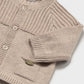 Casaco tricot gola redonda bebé menino Mayoral 2304-41 Moca vig