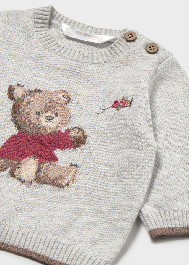Jersey tricot bebé menino Mayoral 2369-50 Cinza vig