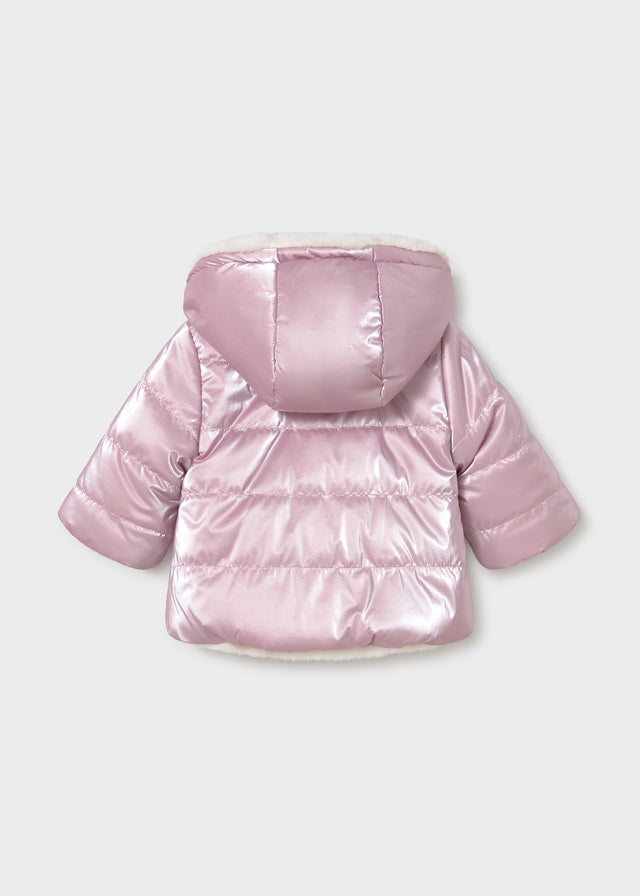 Blusão reversível bebé menina Mayoral 2401-85 Rosa malva