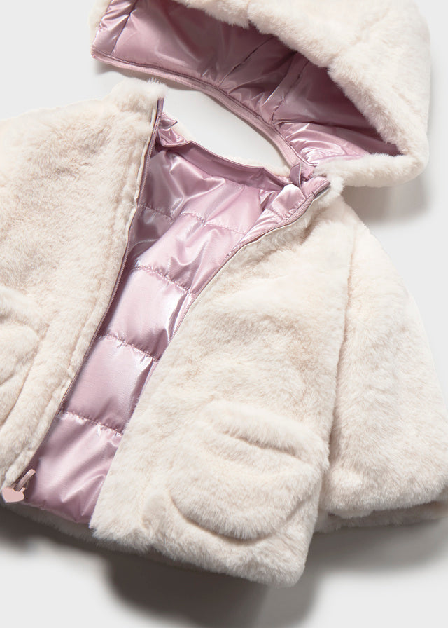 Blusão reversível bebé menina Mayoral 2401-85 Rosa malva